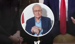 91-year-old Michael Caine’s three-word response to Trump-Zelenskyy clash is going viral