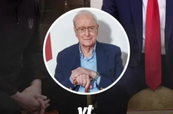 91-year-old Michael Caine’s three-word response to Trump-Zelenskyy clash is going viral